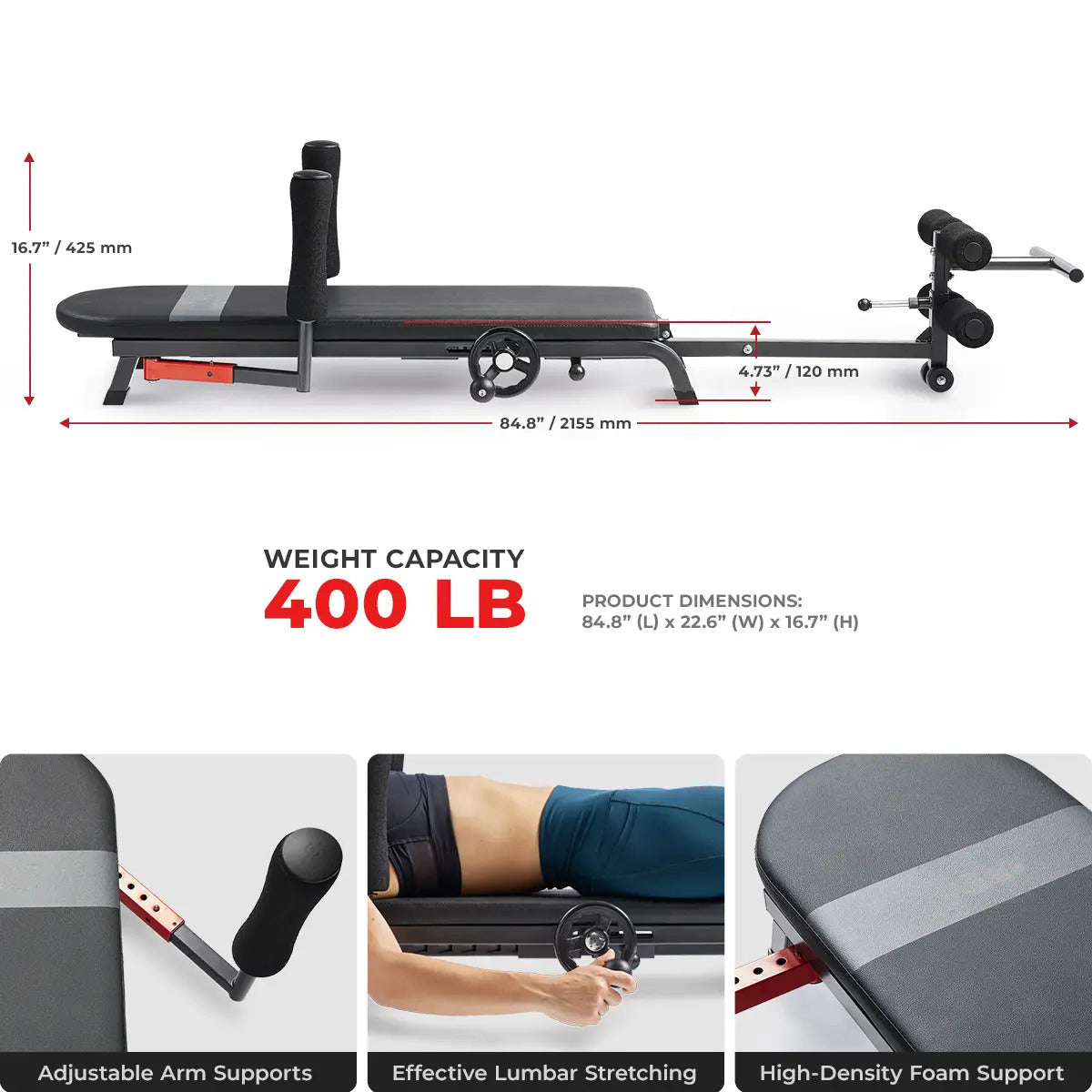Adjustable Inversion & Stretching Bench