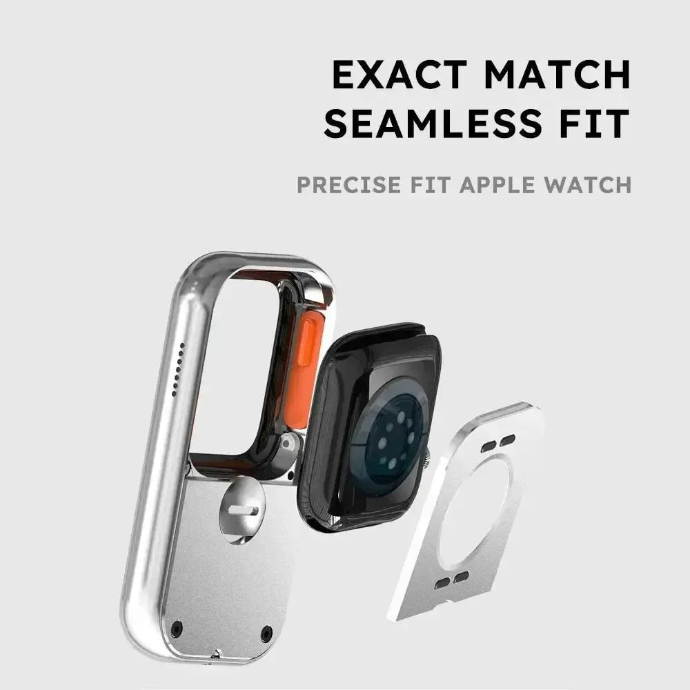 🎧 G-OUSSVE RePod Aluminum Apple Watch Case, Retro iPod Style Protective Cover With Classic Scroll Wheel Design