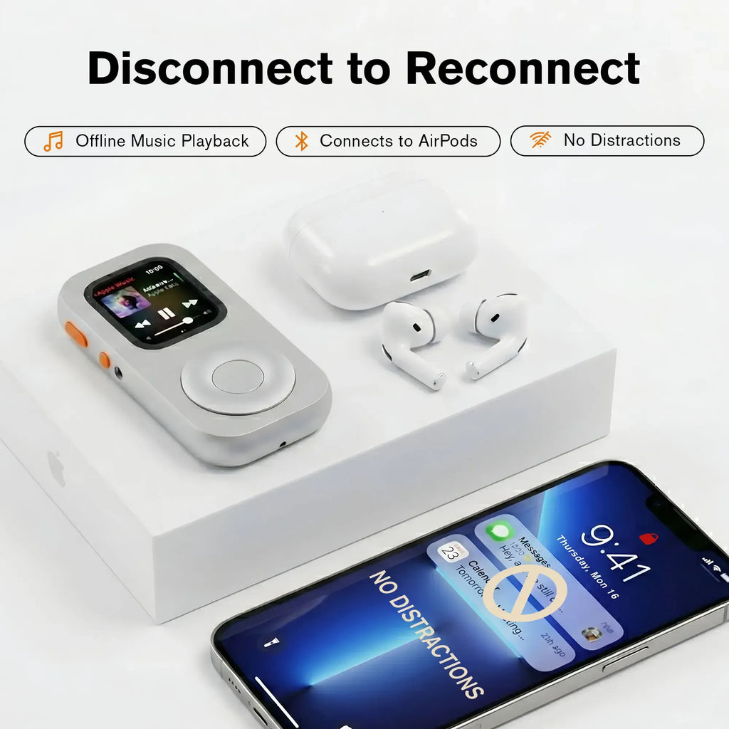 🎧 G-OUSSVE RePod Aluminum Apple Watch Case, Retro iPod Style Protective Cover With Classic Scroll Wheel Design