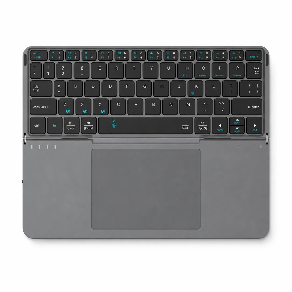 Limited Time: 30% OFF📱 Foldable Bluetooth Keyboard with Touchpad | Travel Wireless Keyboard For Mobile & Tablet