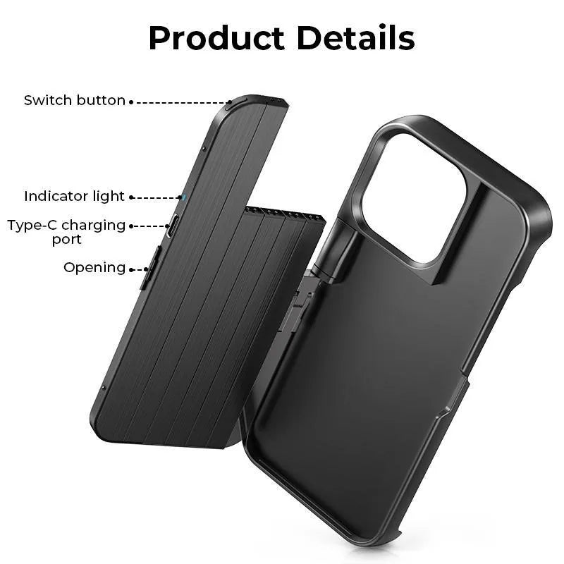 Limited Time: 30% OFF🤳 3-in-1 iPhone Case With Foldable Selfie Stick, Multi-Angle Rotating Stand, Bluetooth Remote for Vlog & Travel Shooting