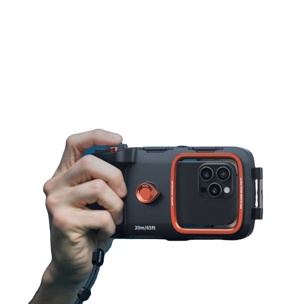 Limited Time: 30% OFF📱 TELESIN Waterproof Diving Phone Case | 40m Underwater Protective Cover for Outdoor Water Sports