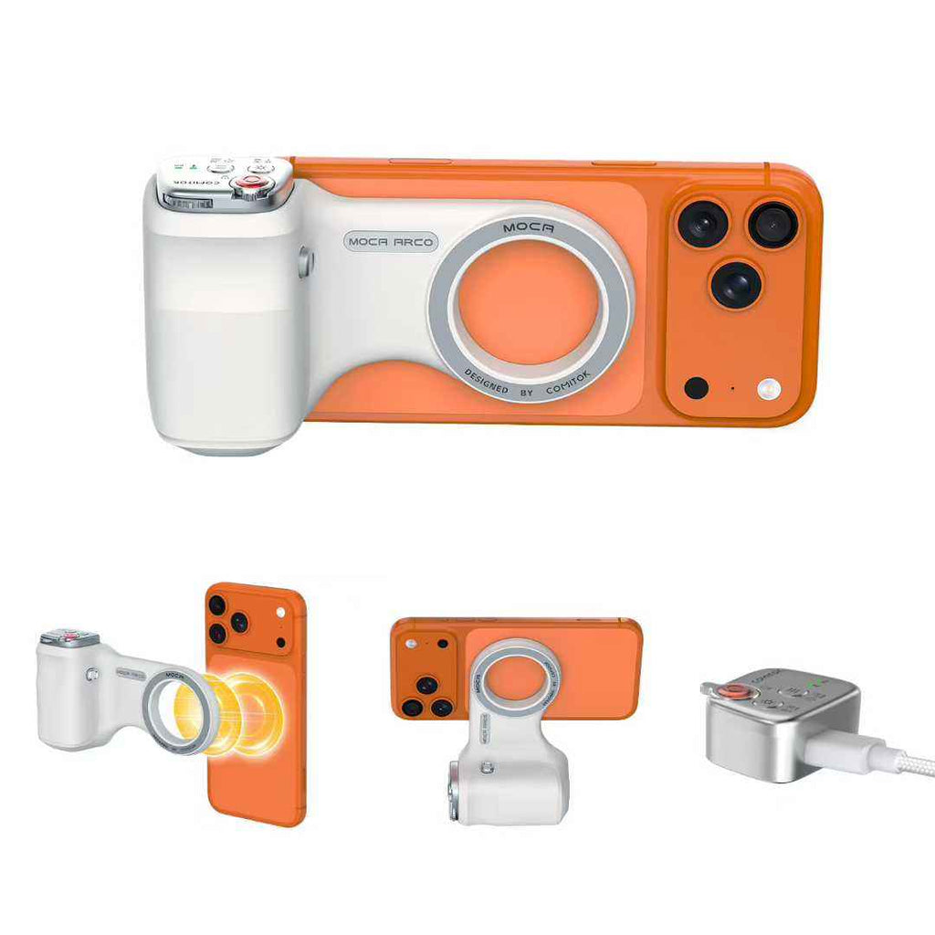 Limited Time: 30% OFF📸 Magnetic Phone Camera Grip Handle With Bluetooth Shutter, Portable Smartphone Shooting Stabilizer For Vlog & Content Creation