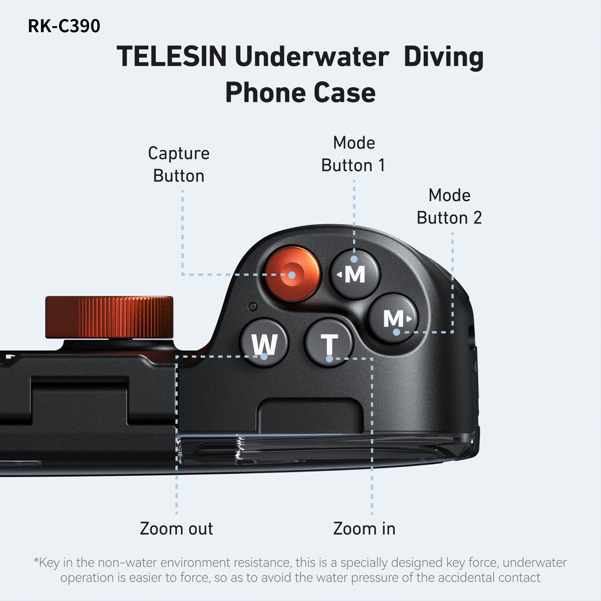 Limited Time: 30% OFF📱 TELESIN Waterproof Diving Phone Case | 40m Underwater Protective Cover for Outdoor Water Sports