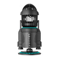 🚀 Rocket Shaped USB Rechargeable Portable Fan, 3 Speed Adjustable Mini Fan With Decorative Ambient Light, For Home, Outdoor, Garage & Hotel